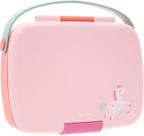 Lancheira Bento Box Buba Unicórnio Silicone com Talheres de Inox