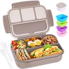 Lancheira Bento Box Shell and Turtle Adult com 4 compartimentos Lancheira Bento Box Shell and Turtle Adult com 4 compartimentos