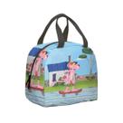 Lancheira, bolsa térmica, bolsa de bento portátil Anime Pink Panthers Lancheira, bolsa térmica, bolsa de bento portátil Anime Pink Panthers
