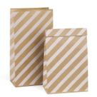 Lancheira de papel Dream Kraft Brown 4 libras 100 unidades 22x7,5x24cm