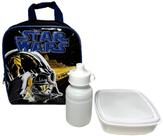 Lancheira Escolar Térmica Infantil Star Wars - Estampa Do Personagem Darth Vader - Preto E Azul - Licenciado Disney - Luxcel