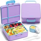 Lancheira Fimibuke Bento para crianças 41 onças 4 compartimentos+3 anos