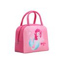Lancheira Flamingo Anime Tote Oxford reutilizável à prova de vazamentos
