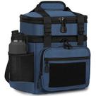 Lancheira GLENKEY Double Deck Isolada Expansível 16L Azul