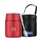 Lancheira Infantil De 500ml Fjbottle Em Aço Inoxidável 316 Com Isolamento a Vácuo E Colher