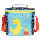 Lancheira Infantil Masculina Container Kids Dino Azul 13001