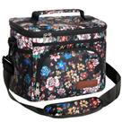 Lancheira isolada ExtraCharm para mulheres/homens, floral reutilizável