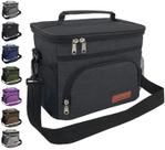 Lancheira isolada ExtraCharm Reutilizável Cooler Tote Preta