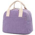 Lancheira LOVELYWIND Corduroy roxo isolada 27x19x20 cm Lancheira LOVELYWIND Corduroy roxo isolada 27x19x20 cm