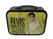 Lancheira/ Maleta vintage de metal - Elvis The King of Rock NRoll, original de 2009