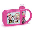 Lancheira Minnie Com Garrafa Kit Lanche - Plasduran Lancheira Minnie Com Garrafa Kit Lanche - Plasduran