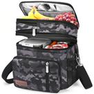 Lancheira MIYCOO Double Deck Leakproof 15L Black Camo