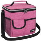 Lancheira OPUX isolada à prova de vazamentos rosa mesclado 10L/18 Lata