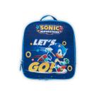 Lancheira Térmica Escola Sonic Jogo Infantil Meninos Passeio