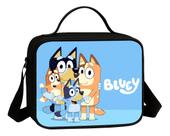 Lancheira Termica Escolar Infantil Estampa Cachorros Azul Bl Lançamento