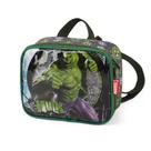 Lancheira Térmica Escolar Infantil Hulk Marvel Verde Luxcel