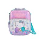 Lancheira Térmica Hello Kitty Infantil Escolar Meninas Dupla Cor:Lilás
