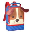 Lancheira Térmica Infantil Escolar Bichinhos Pets Vermelho