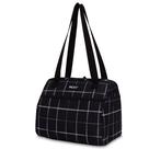 Lancheira Térmica PackIt Freezable Hampton - Preto com Detalhes em Grid
