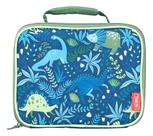 Lancheira Térmica Thermos Dinossauro Azul Infantil Com Alca