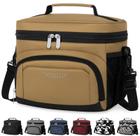 Lancheira Vankor Isolated Leakproof Cooler Khaki 26x17x20cm