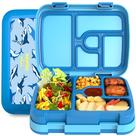 Lancheira YOLAY Bento Box para crianças, à prova de vazamentos, com 5 compartimentos