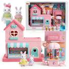 Lanchonete Casinha Feliz De Brinquedo Infantil Restaurante Miniatura Acessórios Bonecas