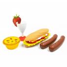 Lanchonete de brinquedo infantil fastfood sanduiche cozinha