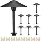 Landscape Lights Lumina Lighting 3W 12V à prova d'água, pacote com 8 Landscape Lights Lumina Lighting 3W 12V à prova d'água, pacote com 8
