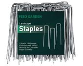 Landscape Staples FEED GARDEN de 6 polegadas, pacote com 200, galvanizado