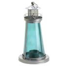 Lantern Zings & Thingz 57071045 Farol azul, vidro cinza