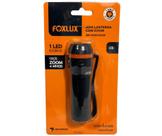 Lanterna 1 Led Foxlux Preta Mini ComZoon 4 Niveis Luz Branca