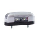 Lanterna 2 LEDs bivolt Lente alumínio Luz Placa Oval Aluminio uso geral
