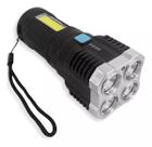 Lanterna 4 Led Potente Recarregável Usb