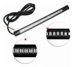 Lanterna 48 Led Flexível Traseira Moto Pisca Luz Freio 12v