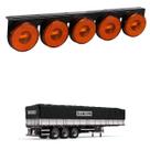 Lanterna 5 Marias Randon LED Âmbar 85mm Saída Fios