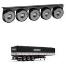 Lanterna 5 Marias Randon LED Cristal 85mm Saída Fios