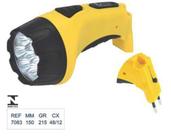 Lanterna 7 leds anatômica recarregável bivolt lotus ref.: 7083