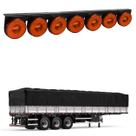 Lanterna 7 Marias Carreta LED Âmbar 85mm Saída Fios Lanterna 7 Marias Carreta LED Âmbar 85mm Saída Fios