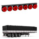 Lanterna 7 Marias Carreta LED Rubi 85mm Saída Fios