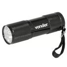 Lanterna Alumínio 9 Leds Pilha camping residências