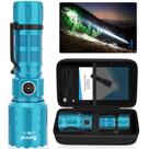 Lanterna Banral High Lumens Recarregável Impermeável Turquesa Lanterna Banral High Lumens Recarregável Impermeável Turquesa