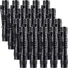 Lanterna Beieverluck Pen Light, pacote com 20 unidades, LED à prova d'água, preta