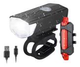 Lanterna Bike Farol Luz De Bicicleta +lanterna Traseira Bike