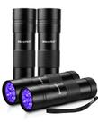Lanterna Blacklight Morpilot 12 LEDs Detector UV 395nm