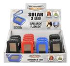 Lanterna Blazing LEDz Solar 3 LED, bateria AAA Lanterna Blazing LEDz Solar 3 LED, bateria AAA