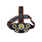 Lanterna Cabeça 5 Led USB Recarregavel Longo Alcance