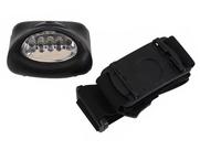 Lanterna Cabeça Testa Capacete Ajustavel 5 Leds Branco Pilha