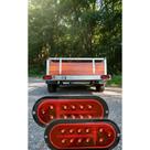 Lanterna Carreta 11 LEDs Vermelha Bivolt (Par)