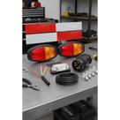 Lanterna Carretinha Reboque Kit Elétrico Completo Amarelo